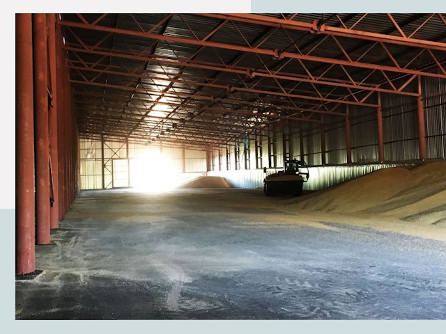 Строительство зернохранилищ в Белорецке