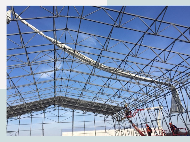 Шатровые ангары от 608 руб. в Белорецке и Башкирии