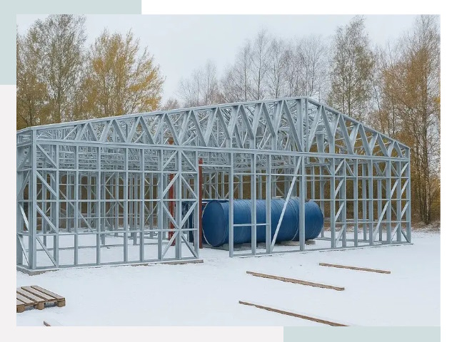 Металлические ангары в Белорецке