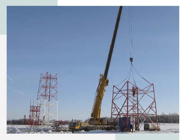 Монтаж вышек связи в Белорецке