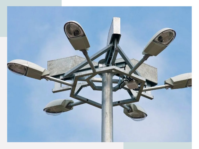 Монтаж осветительных мачт в Белорецке