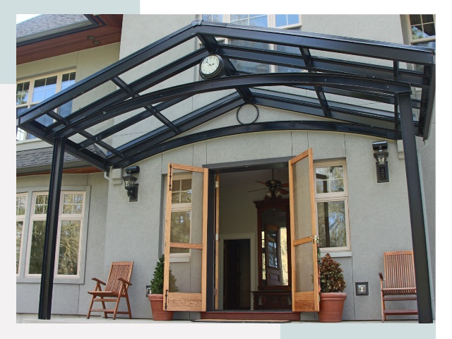 Козырьки металлические в Белорецке