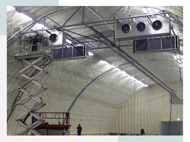 Оснащение ангаров в Белорецке