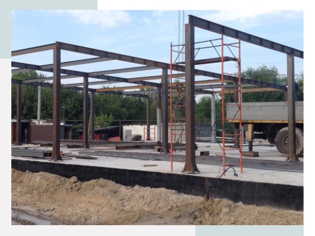 Фундамент для ангаров в Белорецке