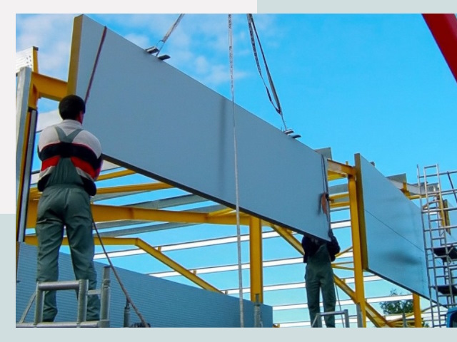 Монтаж сэндвич-панелей в Белорецке от 608 руб.