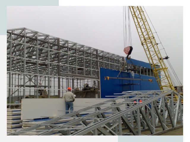 Монтаж ангаров в Белорецке