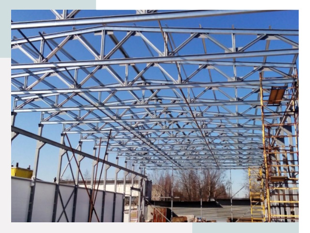 Металлокаркасы для складов в Белорецке