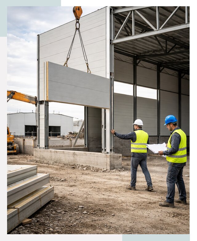 Склад из сэндвич панелей под ключ в Белорецке от 9630 р. | СтальСтрой-Блр