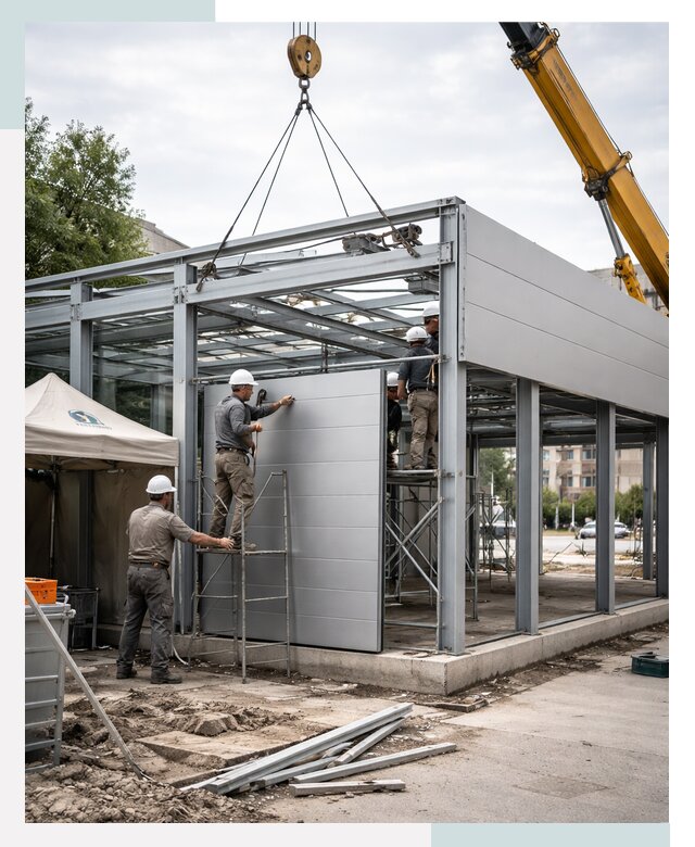 СтальСтрой-Блр: торговый павильон под ключ в Белорецке от 35480 р.