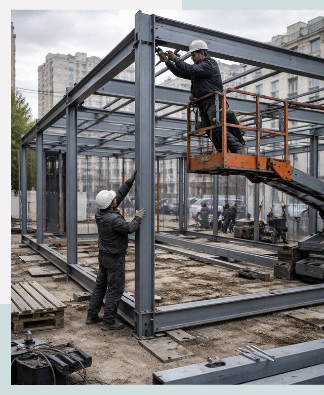 Строительство и монтаж торговых павильонов под ключ в Белорецке