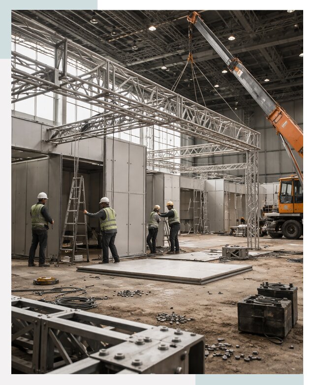 Строительство выставочных павильонов в Белорецке от 35480 р.| СтальСтрой-Блр