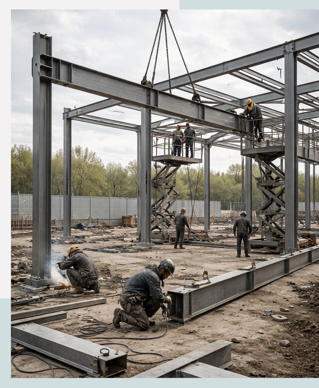 Строительство выставочных павильонов из металлоконструкций в Белорецке